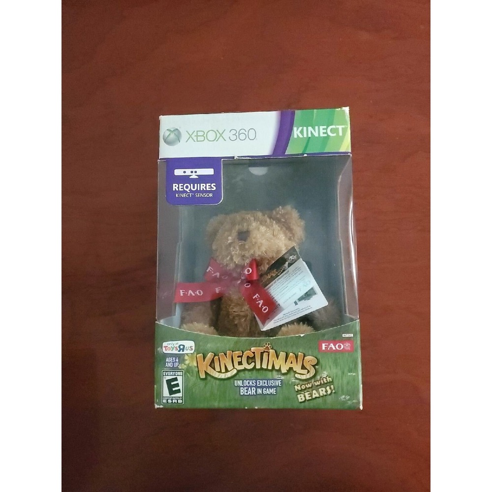 XBOX Kinectimals FAO Schwarz Plush Bear‎